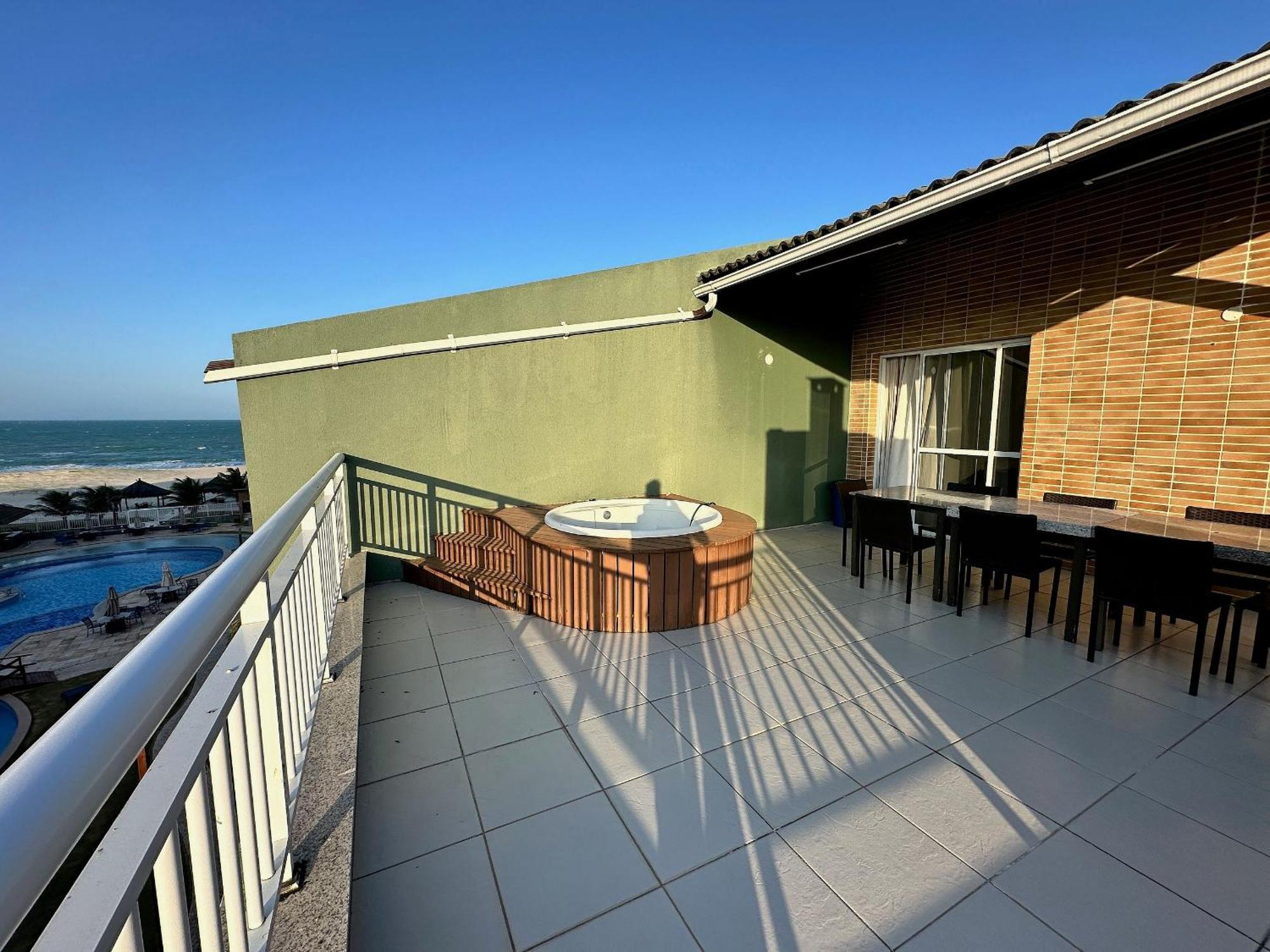 Terramaris - Aptos Vista Mar, Pe Na Areia, Vizinho Ao B Park Акирас Экстерьер фото