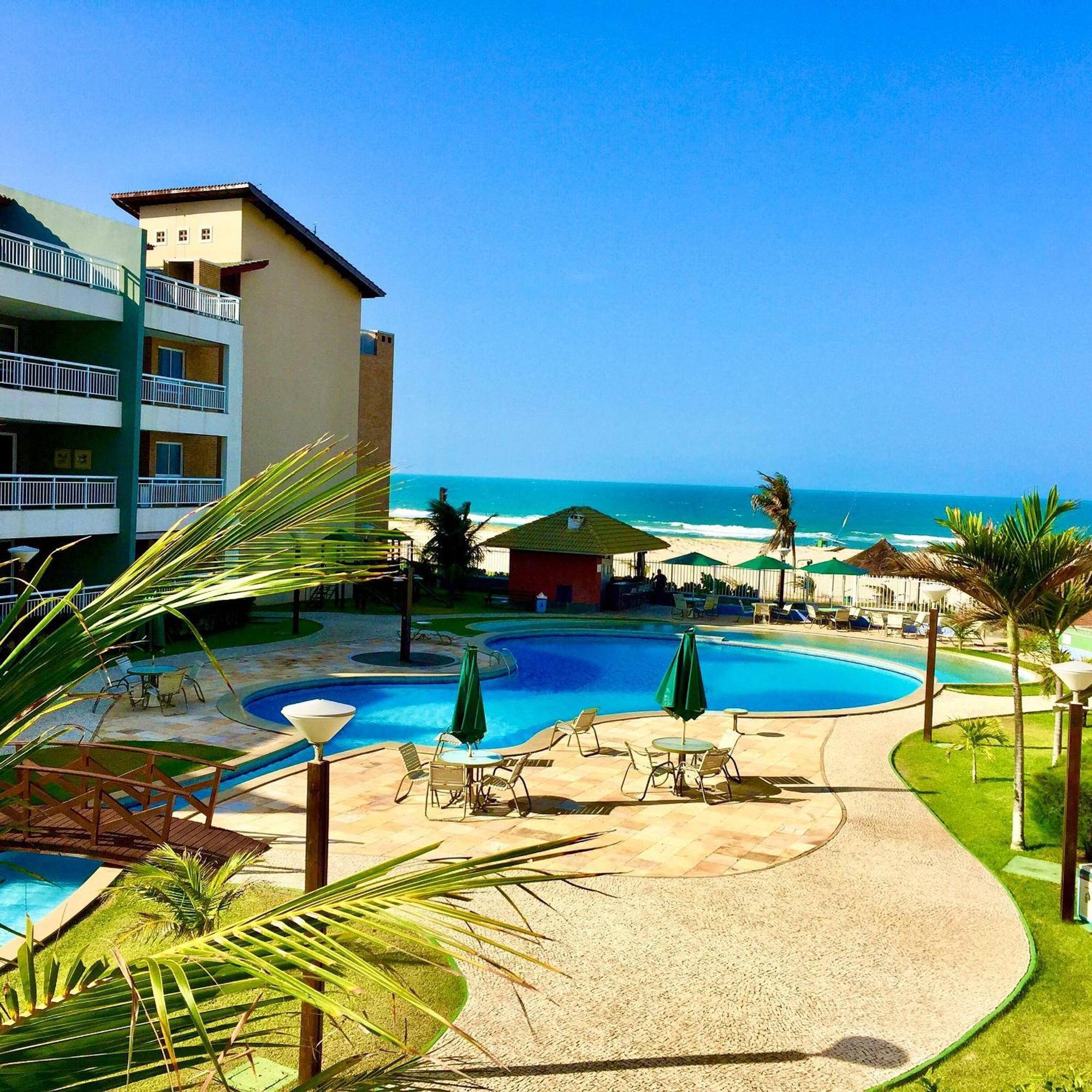 Terramaris - Aptos Vista Mar, Pe Na Areia, Vizinho Ao B Park Акирас Экстерьер фото