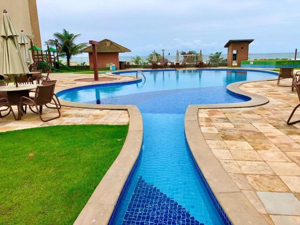 Terramaris - Aptos Vista Mar, Pe Na Areia, Vizinho Ao B Park Акирас Экстерьер фото