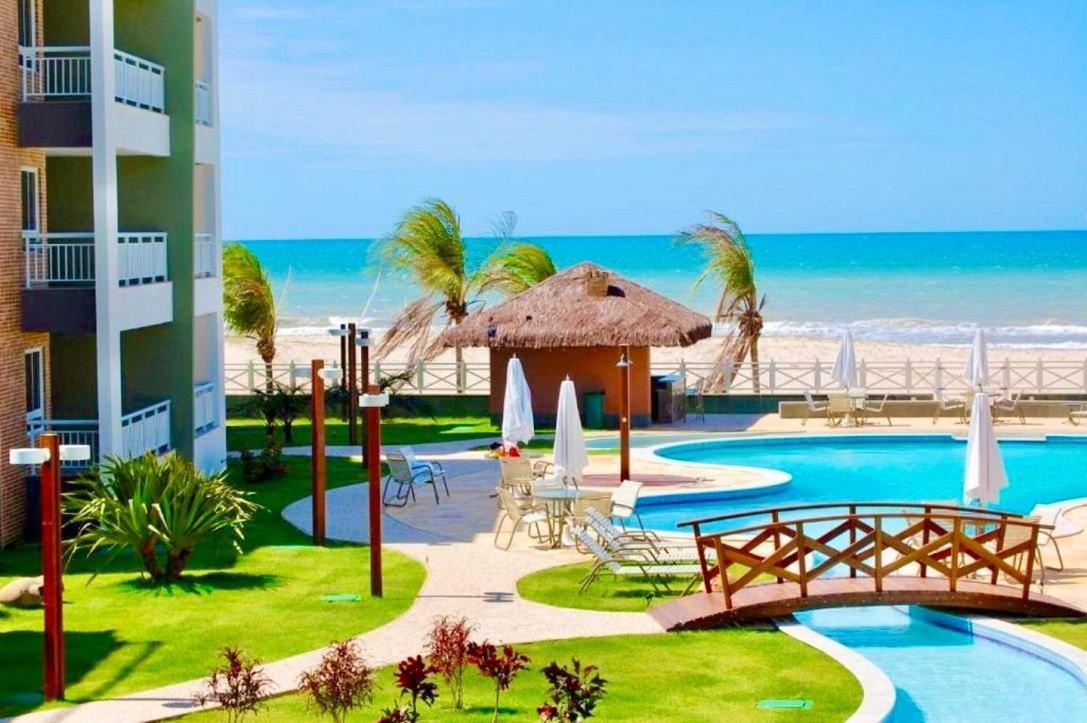 Terramaris - Aptos Vista Mar, Pe Na Areia, Vizinho Ao B Park Акирас Экстерьер фото